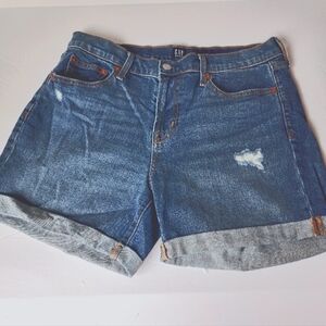 GAP Women's Blue Denim Shorts